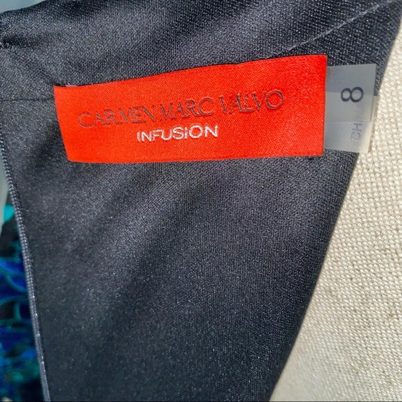 Carmen Marc Valvo Infusion Embroidered Dress - Picture 8 of 8